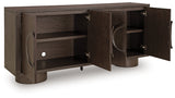 Veeda Dark Brown Accent Cabinet