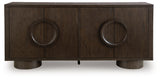 Veeda Dark Brown Accent Cabinet