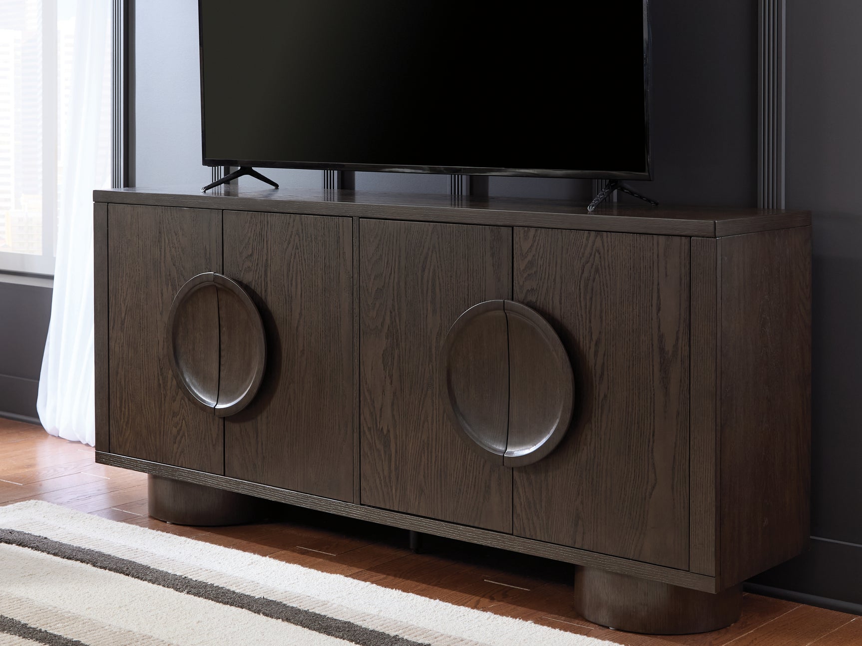 Veeda Dark Brown Accent Cabinet