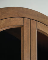 Dagandale Natural/Black Accent Cabinet