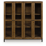 Wrenridge Gray Brown Accent Cabinet