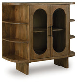 Niall Light Brown Accent Cabinet