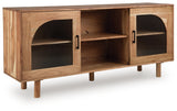 Adway Natural Brown Accent Cabinet