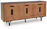 Lavinmont Multi Brown Accent Cabinet