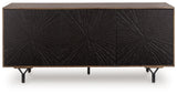Lavinmont Multi Brown Accent Cabinet