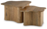 Abeford Brown Accent Coffee Table (Set of 2)