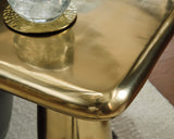 Dallenburg Gold Finish Accent Table