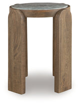 Gavrilley Gray/White/Brown Accent Table