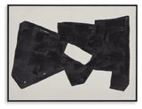 Garviery Black and Cream Abstract Wall Art