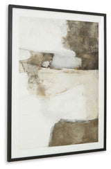 Aldricton Brown White Wall Art