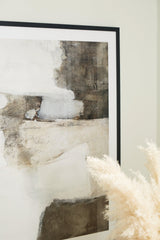 Aldricton Brown White Wall Art