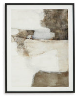 Aldricton Brown White Wall Art