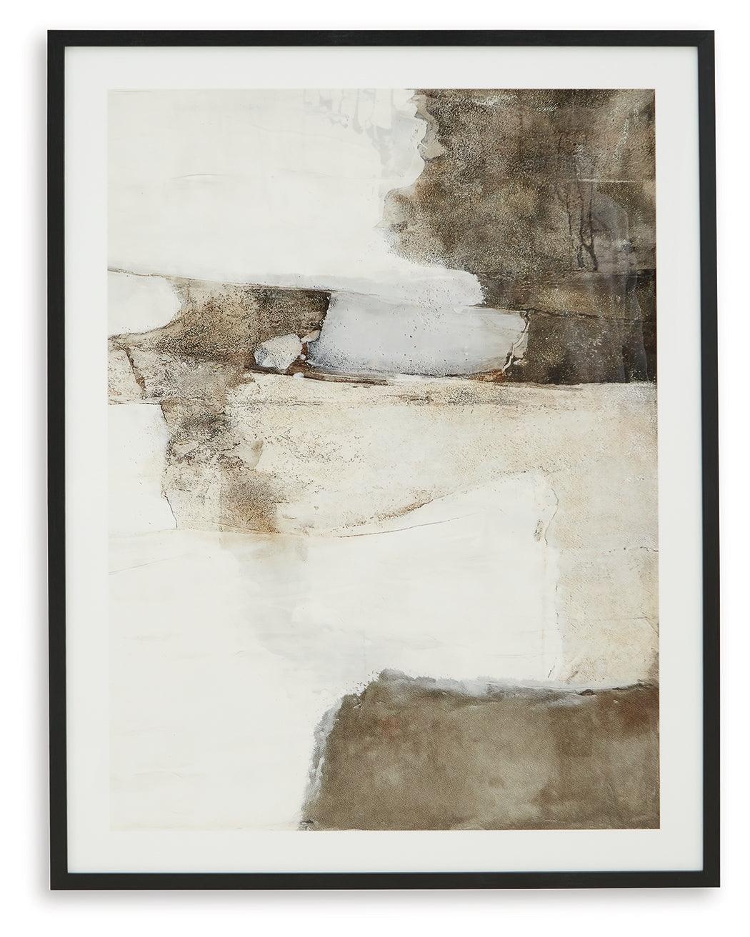 Aldricton Brown White Wall Art