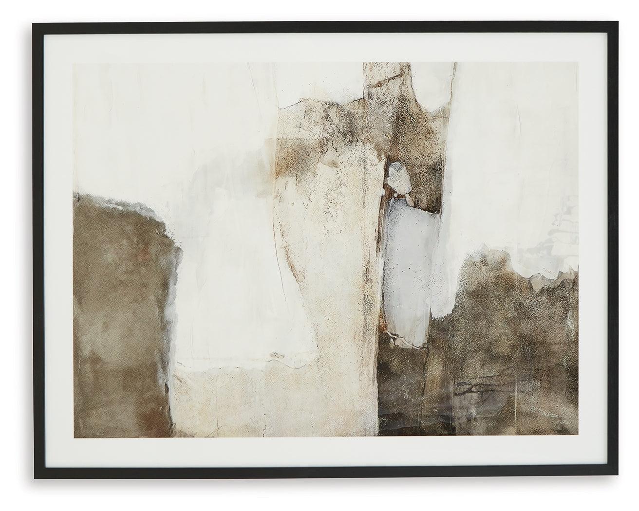Aldricton Brown White Wall Art