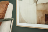 Corlain Brown Tan White Wall Art