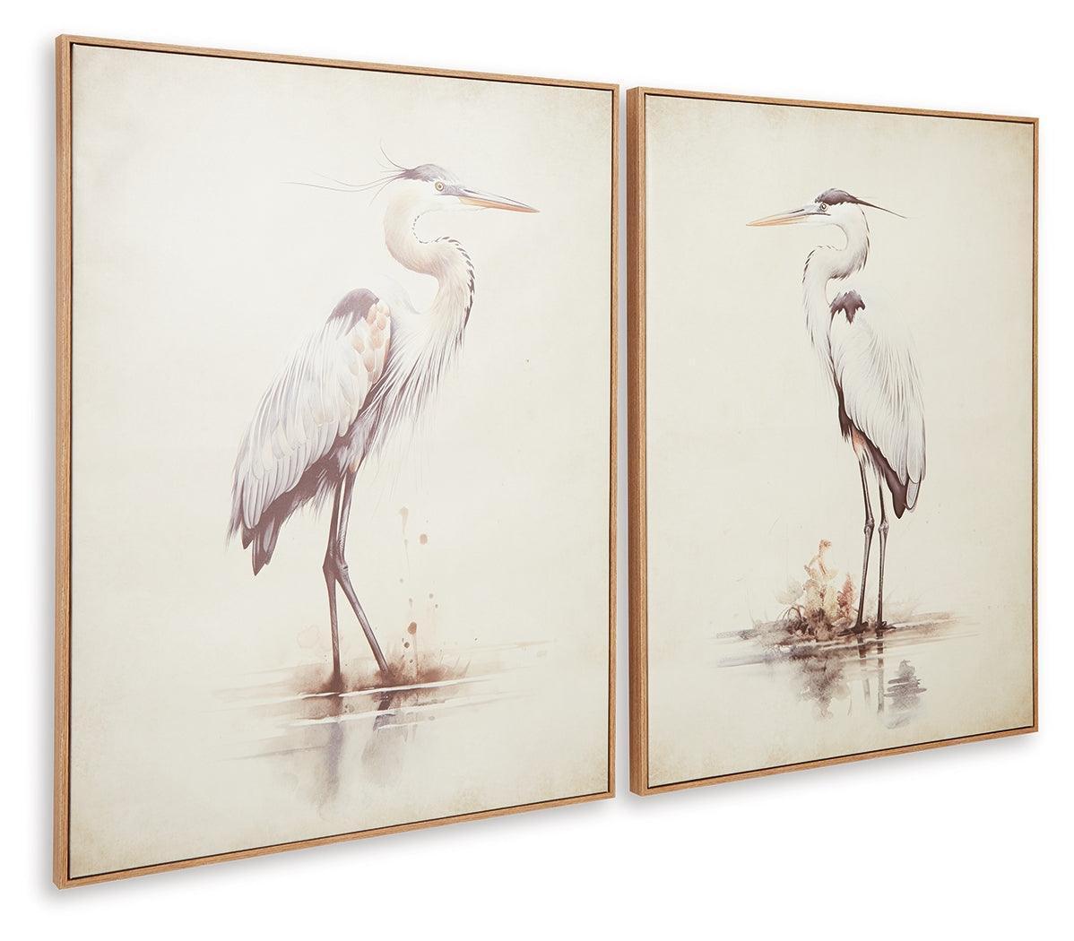 Aubinell Beige Wall Art (Set of 2)