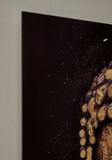 Caymoore Black Gold Finish Wall Art