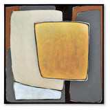 Actman Cream/Brown/Gray Wall Art