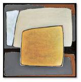 Actman Cream/Brown/Gray Wall Art