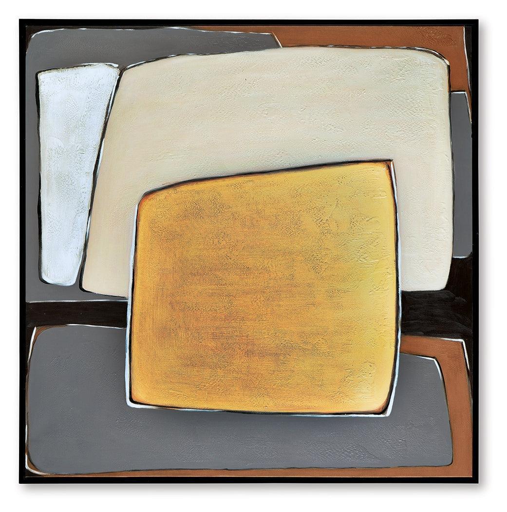 Actman Cream/Brown/Gray Wall Art