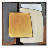 Actman Cream/Brown/Gray Wall Art