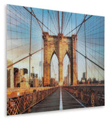 Shayward Blue/Amber Wall Art
