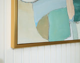 Wynburn White/Blue/Green Wall Art
