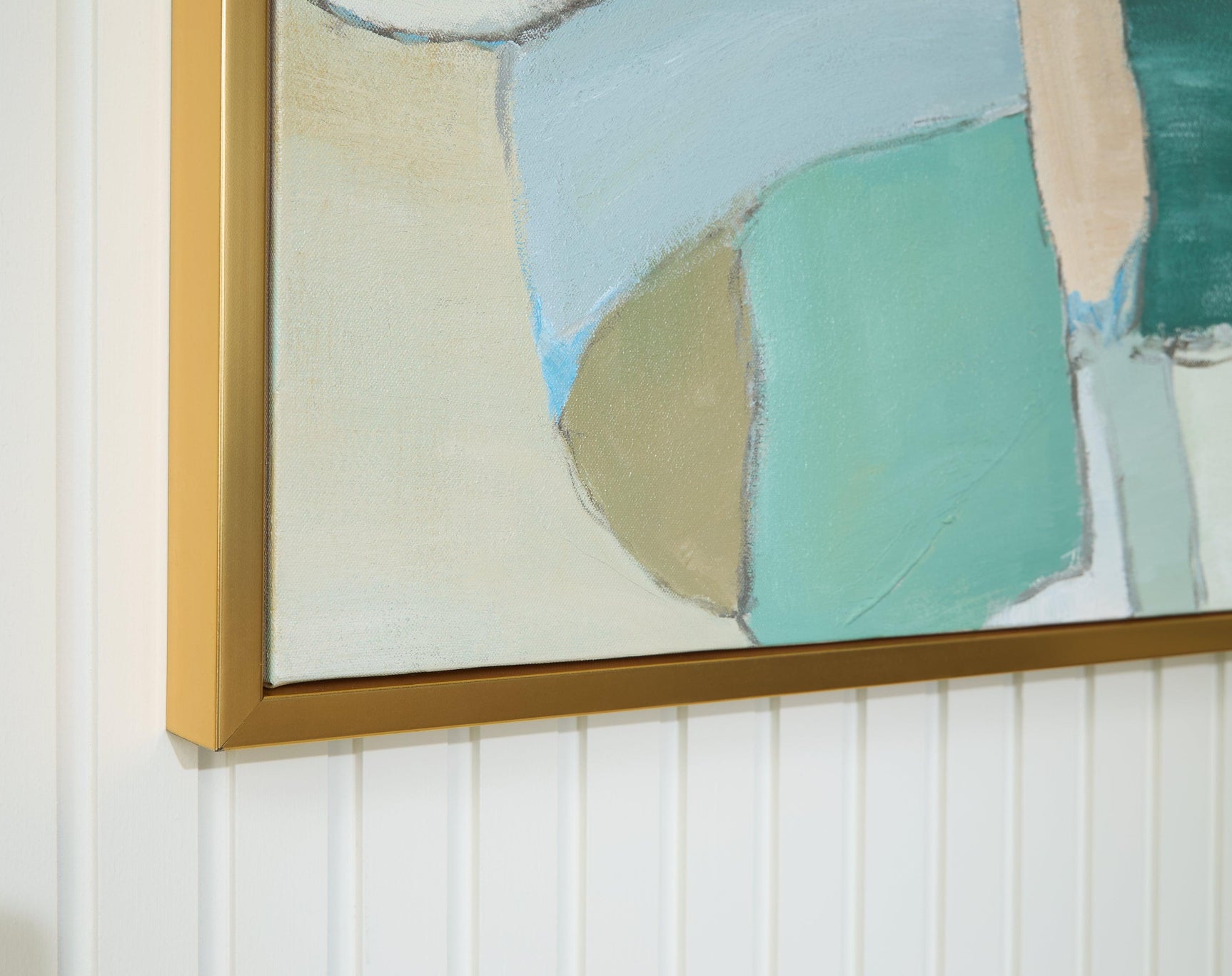 Wynburn White/Blue/Green Wall Art