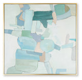 Wynburn White/Blue/Green Wall Art