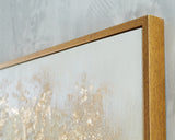 Dalewick Brown/Gray/Gold Finish Wall Art