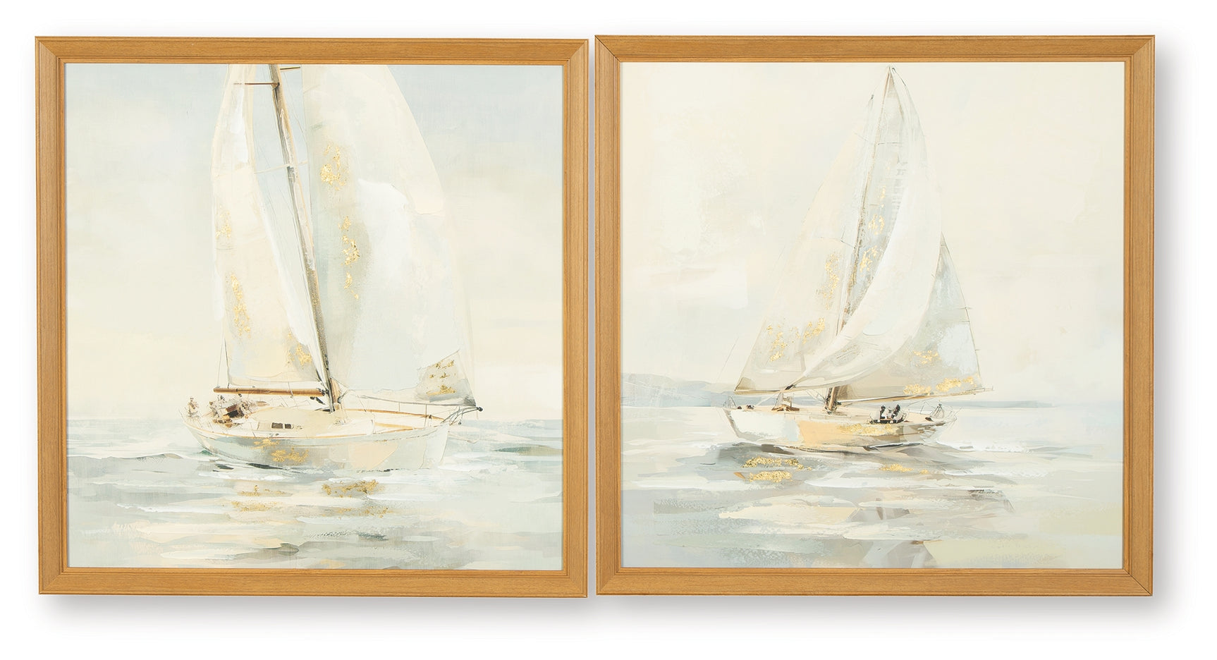 Winbrook Gray/Tan/Gold Finish Wall Art Set (Set of 2)