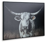 Harlandale Black/White/Brown Wall Art