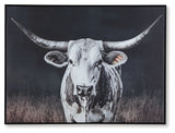 Harlandale Black/White/Brown Wall Art