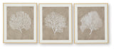 Hendridge Taupe/White Wall Art (Set of 3)