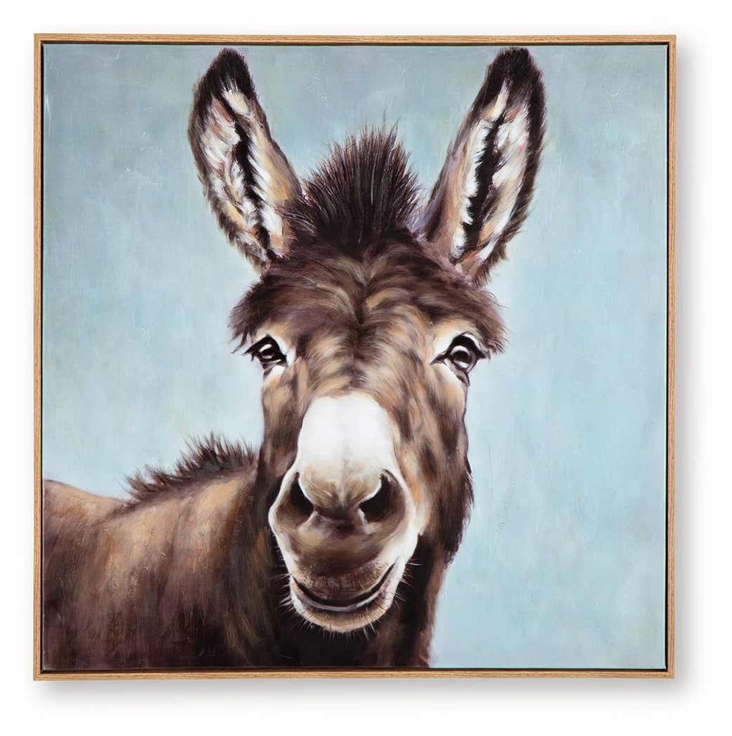 Landerton Brown/Blue/White Wall Art