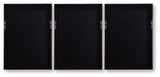 Jossletts Orange/Black/Ivory Wall Art (Set of 3)