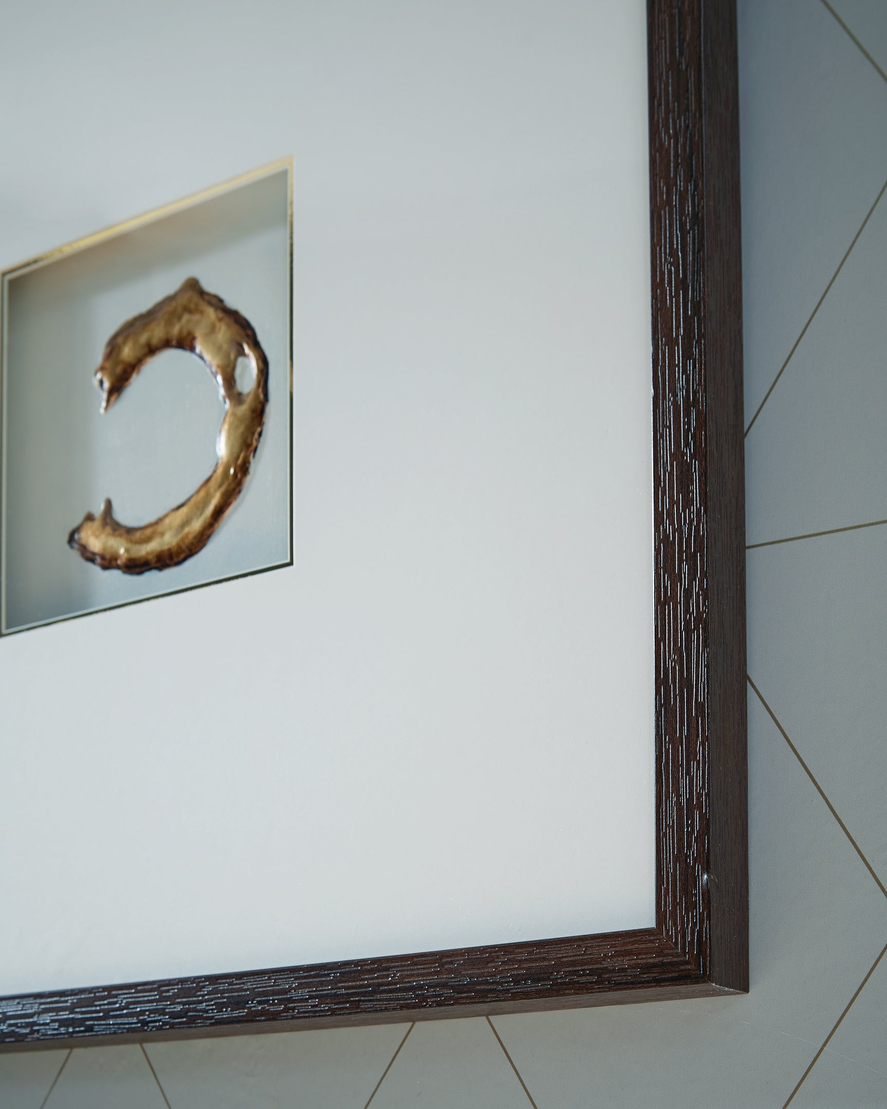 Dallbourne White/Gold Finish Wall Art (Set of 4)
