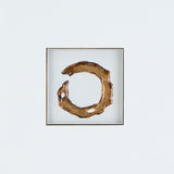 Dallbourne White/Gold Finish Wall Art (Set of 4)