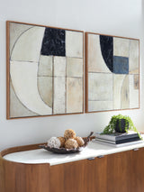 Bexlen Tan/Taupe/Black Wall Art (Set of 2)
