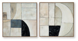 Bexlen Tan/Taupe/Black Wall Art (Set of 2)