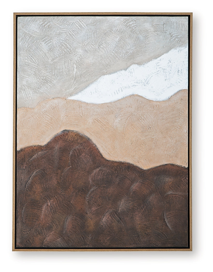 Fanthorne Tan/Brown/White Wall Art
