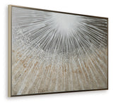 Waldard Gray/Taupe/White Wall Art