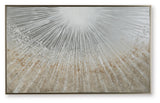 Waldard Gray/Taupe/White Wall Art