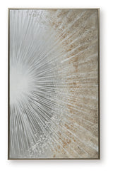 Waldard Gray/Taupe/White Wall Art