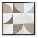 Harelman Tan/Taupe/White Wall Art