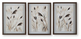 Honslow Brown/Black/White Wall Art (Set of 3)