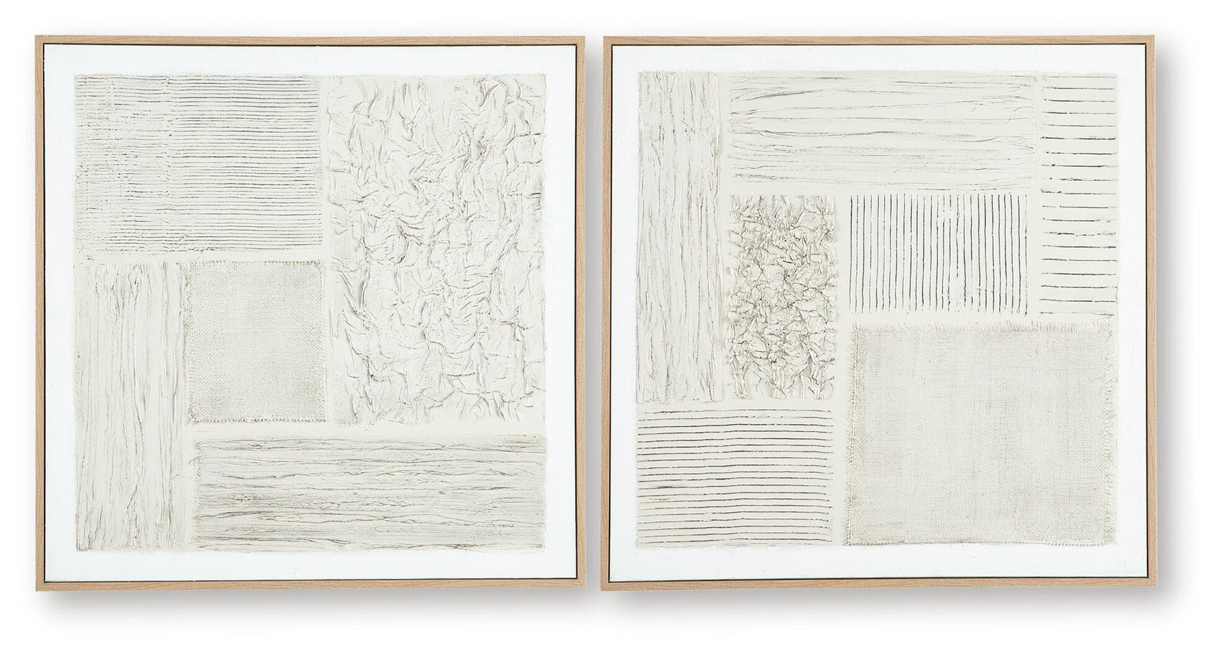 Andorfield Beige/Black/White Wall Art (Set of 2) view 2
