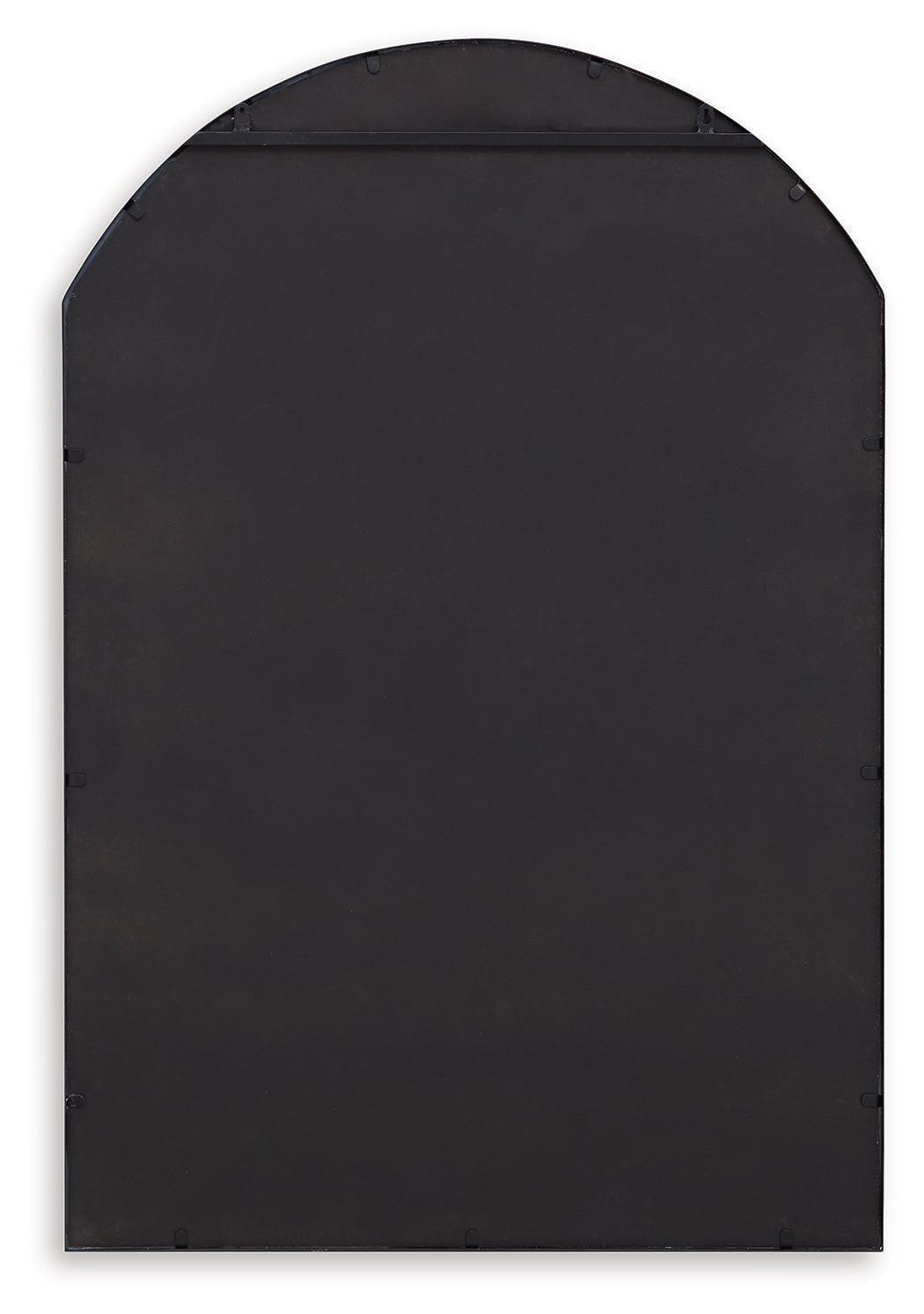 Evengton Black Metal Accent Mirror