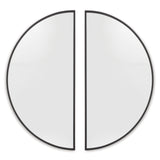 Denlow Black 2-Piece Wall Mirror