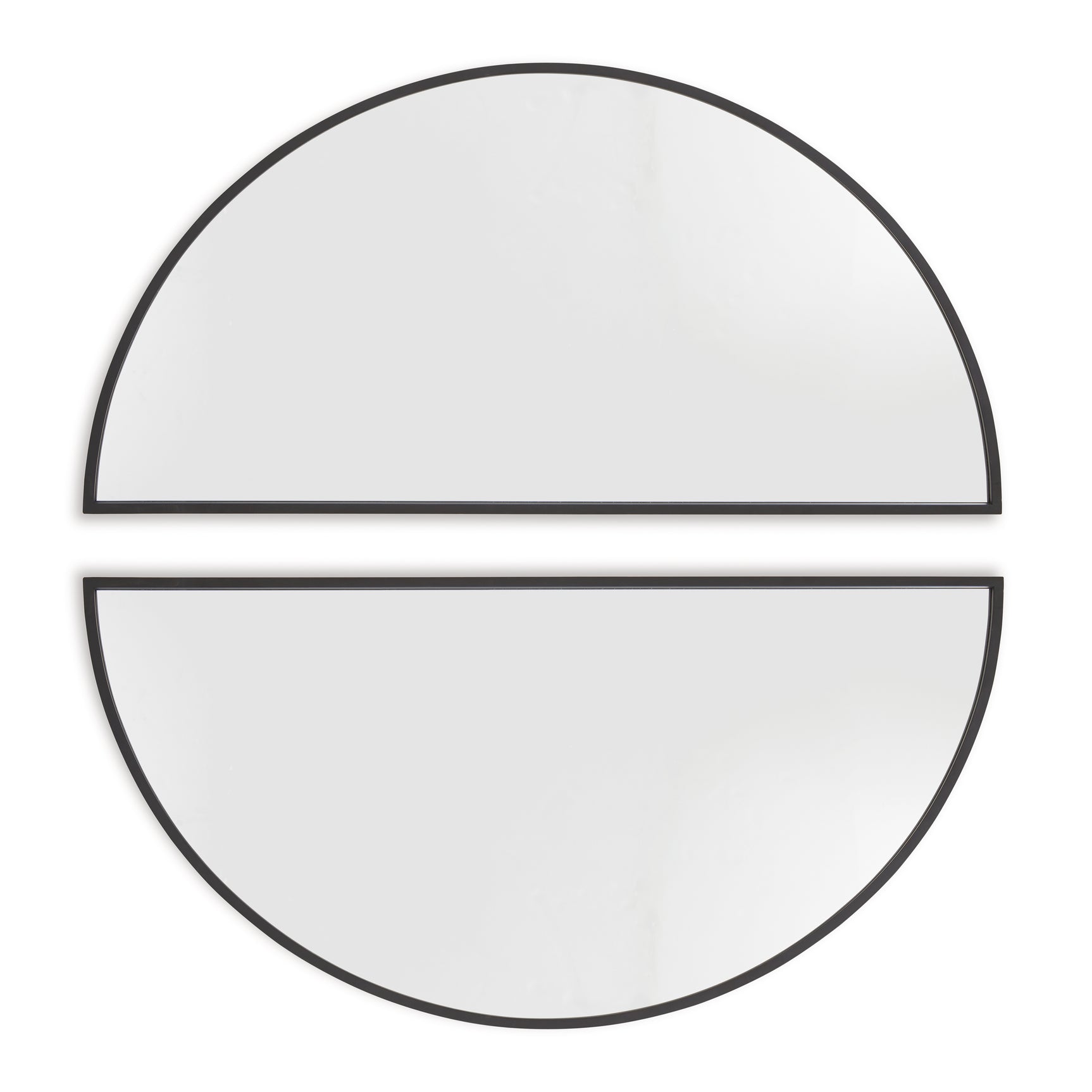 Denlow Black 2-Piece Wall Mirror